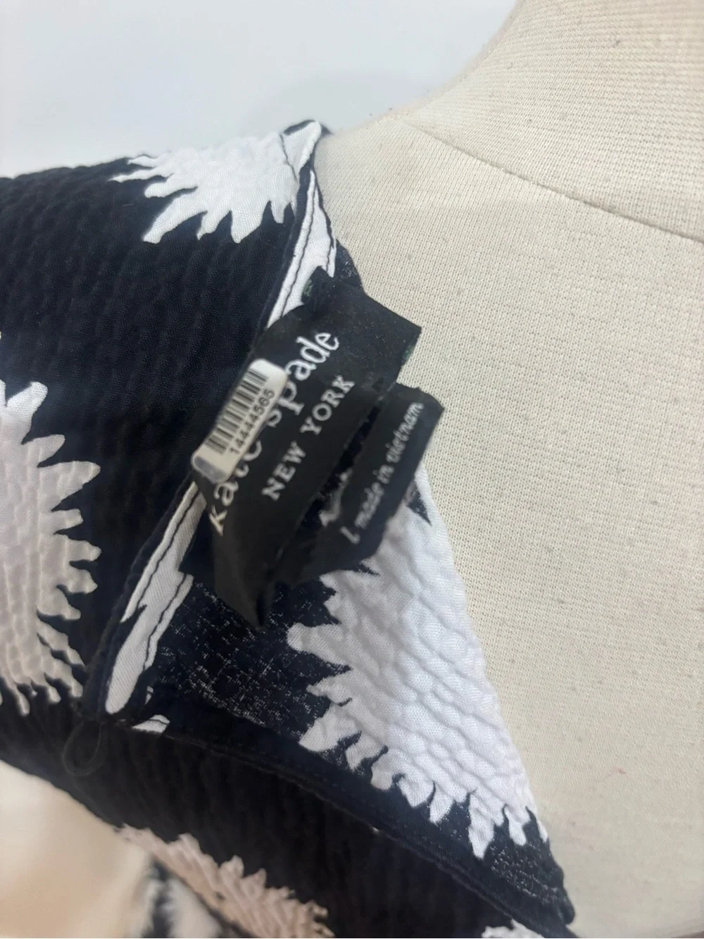 Kate Spade Pom Pom Floral Lawn Dress, Size: L